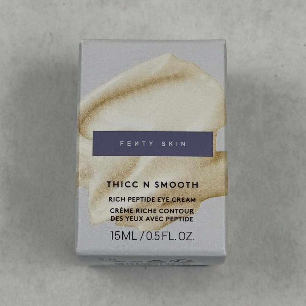 Fenty Skin Thicc N Smooth Rich Peptide Eye Cream Anti-Aging 15ml / 0.5 Fl Oz NEW